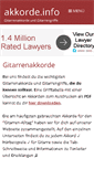 Mobile Screenshot of akkorde.info