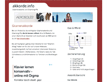 Tablet Screenshot of akkorde.info